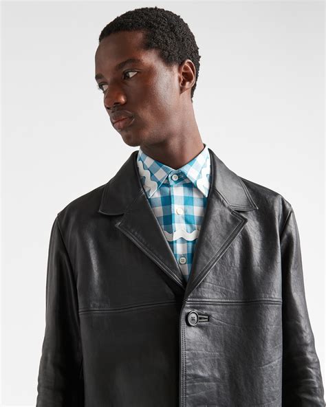 prada mens pea coat|Prada.